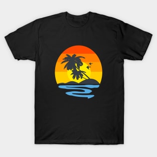 Retro Vintage Sunset T-Shirt